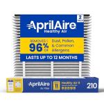 AprilAire 210 Replacement Filter for AprilAire Whole House Air Purifiers - MERV 11, Clean Air & Dust, 20x25x4 Air Filter (Pack of 2)
