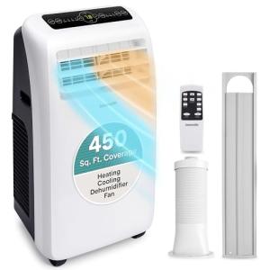 SereneLife 12,000 BTU Portable AC with Dehumidifier