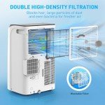 14,000 BTU Portable Air Conditioner for Large Rooms