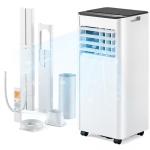 EUHOMY Portable Air Conditioners 8,000 BTU, Cools Up to 350 Sq.Ft, 4-in-1 Portable AC Unit with Cool, Fan, Dehumidifier Sleep Modes, 24H Timer, Remote, Window Installation Kit for Bedroom Living Room