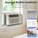 YIYAO Window AC Insulation Kit - Foam Seal Panels for Air Conditioner, Blocks Cold & Heat Leaks, All Season Weather Stripping (Summer/Winter)