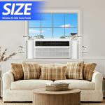 YIYAO Window AC Insulation Kit - Foam Seal Panels for Air Conditioner, Blocks Cold & Heat Leaks, All Season Weather Stripping (Summer/Winter)