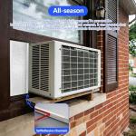 YIYAO Window AC Insulation Kit - Foam Seal Panels for Air Conditioner, Blocks Cold & Heat Leaks, All Season Weather Stripping (Summer/Winter)