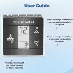 Dometic RV Air Conditioner Touchscreen Wall Thermostat