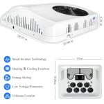 12V Rooftop RV Air Conditioner with Heating