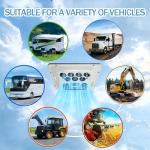 12V Rooftop RV Air Conditioner with Heating