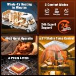 15,000 BTU RV Rooftop Air Conditioner and Heater