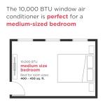 Frigidaire 10,000 BTU Smart Window AC with Wi-Fi