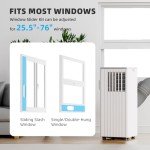 DENBIG 8,000 BTU Portable AC with Dehumidifier