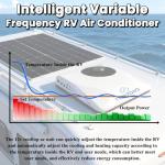 12V 8500 BTU Low Profile RV Air Conditioner