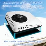 12V RV Rooftop Air Conditioner - 8530 BTU