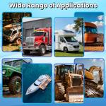 12V 8500 BTU Low Profile RV Air Conditioner