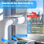 Babeezy Portable AC Window Seal Kit 11x64in