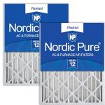 Nordic Pure MERV 12 Pleated Air Filters 2 Pack