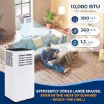 SereneLife 10,000 BTU Portable Air Conditioner