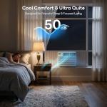 ZAFRO 8,000 BTU Window Air Conditioner, Quiet Cooling