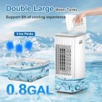 BIESQYA 3-in-1 Portable Air Conditioner & Fan