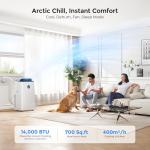 AGTANA 14000 BTU Portable AC for Large Rooms