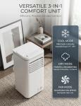 10,000 BTU Portable AC Unit with Remote Control