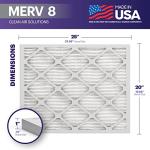 BNX TruFilter 20x25x1 MERV 8 Air Filters (6-Pack)