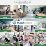 TRIGHTFILTERS 12x12x1 MERV 8 Air Filters 4-Pack