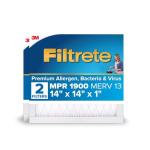 Filtrete MERV 13 Pleated Air Filter 2-Pack