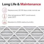 20x25x1 MERV 11 Pleated Air Filters - 6 Pack