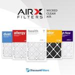 20x25x1 MERV 11 Pleated Air Filters - 6 Pack