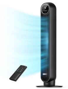 Dreo Bladeless Tower Fan with 90° Oscillation