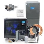 ACiQ 3 Ton 17.4 SEER2 Central Inverter Heat Pump System with 15kW Back-up Heat Kit & 30' Install Kit - R454B Inverter | 36000 BTU Multi-Positional Extreme Heat AC/Heating System