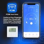 ACiQ 3 Ton 17.4 SEER2 Central Inverter Heat Pump System with 15kW Back-up Heat Kit & 30' Install Kit - R454B Inverter | 36000 BTU Multi-Positional Extreme Heat AC/Heating System