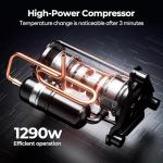 FOGATTI RV Air Conditioner InstaCool 16000BTU Ducted, Rooftop AC Unit RV, All in One Unit, Easy Install, Quiet AC, For Camper (Ducted, White)