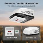 FOGATTI RV Air Conditioner 16000 BTU, Ducted RV AC Unit, Rooftop AC Unit RV, All in One Unit, Easy Install, Quiet AC, For Camper, 115V (Ducted, White)