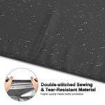 BROSYDA Central Large Air Conditioner Cover for Outside Units, Waterproof & Windproof Outdoor AC Units Cover Black (34"x34"x38" Inch)