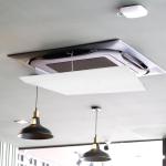 DOITOOL Air Vent Deflector Ceiling 11.79"x11.79" Ac Vent Deflector for Central Air Conditioner Square Outlets Conditioner Windshield Accessory