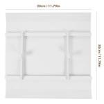 DOITOOL Air Vent Deflector Ceiling 11.79"x11.79" Ac Vent Deflector for Central Air Conditioner Square Outlets Conditioner Windshield Accessory