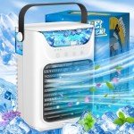 Portable 600ML Evaporative AC Cooler & Humidifier