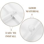 DOITOOL Air Vent Deflector Ceiling 11.79"x11.79" Ac Vent Deflector for Central Air Conditioner Square Outlets Conditioner Windshield Accessory