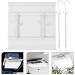 DOITOOL Air Vent Deflector Ceiling 11.79"x11.79" Ac Vent Deflector for Central Air Conditioner Square Outlets Conditioner Windshield Accessory