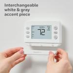 New! Honeywell Home Programmable Thermostat, Conventional/Heat Pump Compatibility, Flexible Schedule, X2P, White, RTH22B