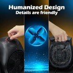 LifePlus Portable 2-in-1 Heater and Fan