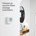New! Honeywell Home Programmable Thermostat, Conventional/Heat Pump Compatibility, Flexible Schedule, X2P, White, RTH22B
