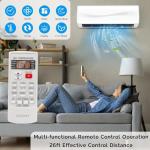 GLACER 12000BTU Mini AC Split-System, 20 SEER2 Ductless Air Conditioner w/Pre-Charged Condenser, White (12000BTU, 115V, 20 SEER2)