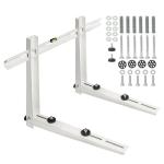 Mini Split Wall Mounting Bracket for Air Conditioner Heat Pump System Unit 9000-36000 BTU, Heavy Duty Foldable Support Bracket for for Ductless Mini Split, HVAC, Compressor