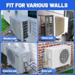 Mini Split Wall Mounting Bracket for Air Conditioner Heat Pump System Unit 9000-36000 BTU, Heavy Duty Foldable Support Bracket for for Ductless Mini Split, HVAC, Compressor