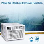 10000 Btu Window-Mounted Air Conditioner, Cools Up to 450 Sq Energy Saving Window AC Unit with Wi-Fi Connectivity,Quiet Operation, Perfect for Bedroom or Living Room