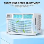 10000 Btu Window-Mounted Air Conditioner, Cools Up to 450 Sq Energy Saving Window AC Unit with Wi-Fi Connectivity,Quiet Operation, Perfect for Bedroom or Living Room