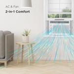 TCL 5,000 BTU Window Air Conditioner, 150 Sq. Ft., Easy-to-Use, Reusable Filter, Compact Design - H5W33M