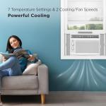 TCL 5,000 BTU Window Air Conditioner, 150 Sq. Ft., Easy-to-Use, Reusable Filter, Compact Design - H5W33M