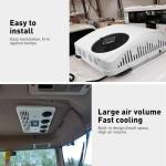 12V Roof RV Air Conditioner,Heat and Cool, Electric Rooftop AC Unit dc Appliances for RV Camper Truck Semi-truck Mini Van Marine Car